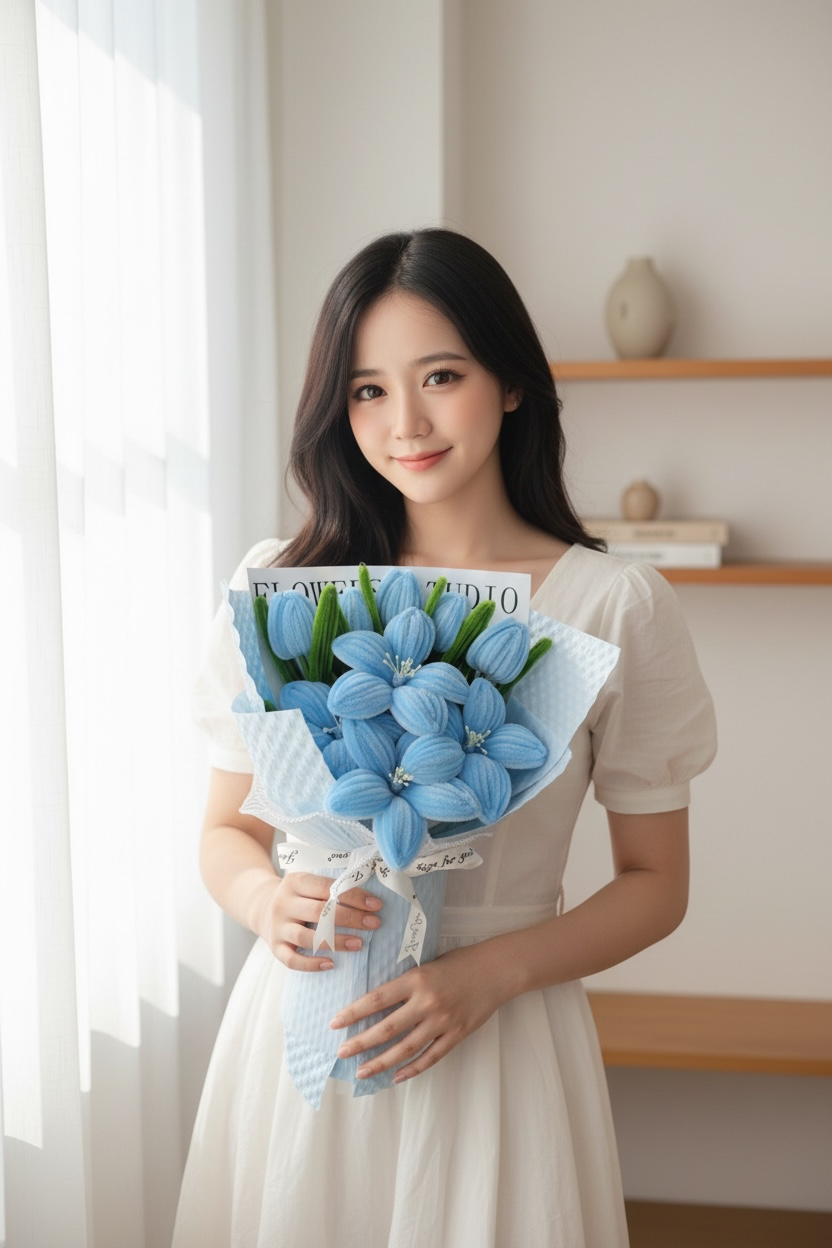 Blue Whisper Bouquet