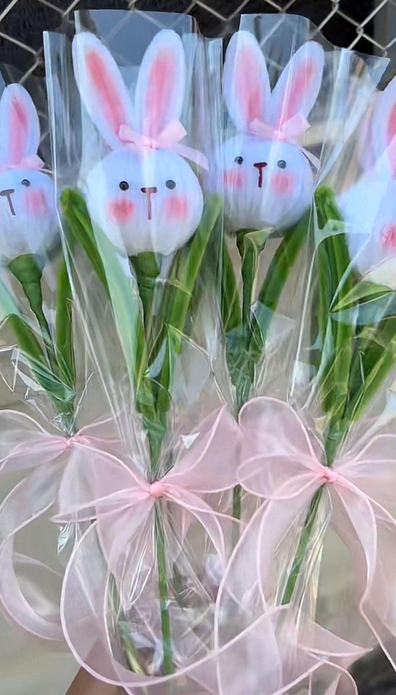 Cute Bunny Tulip Plush Bouquet